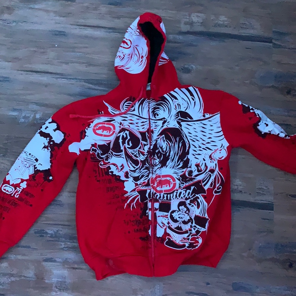 Red echo unitd hoodie